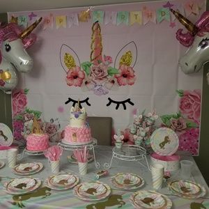 👉SOLD👈Unicorn theme backdrop